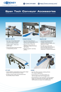 Span Tech Conveyor Accessories