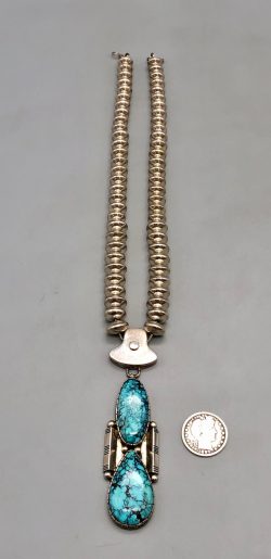 Sterling Silver and Turquoise Necklace