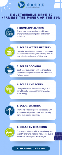 6 Sustainable Ways To Harness The Power Of The Sun