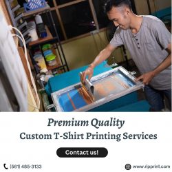 Premium Quality Custom T-Shirt Printing Services