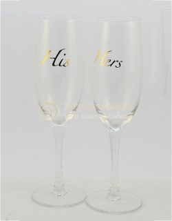 Champagne Flutes for the Couple Wedding