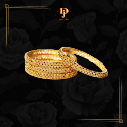 Brilliantly Crafted Gold Bangles Design