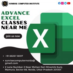 Advance Excel Classes Near Me