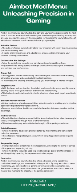Unleash Your Potential: The Power of Aimbot Mod Menu