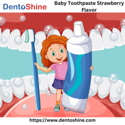 Baby Toothpaste Strawberry Flavor | Dento Shine