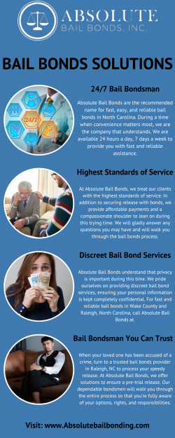 Bondsman Raleigh NC | Absolute Bail Bonds