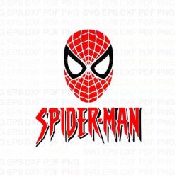 Spiderman Face Svg