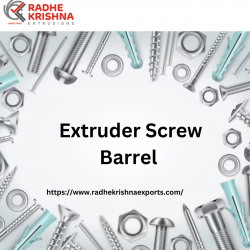 Extruder Screw Barrel | Radhe Krishna Exports