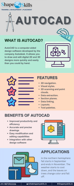 Fast Track your career with AutoCAD in Noida by ShapeMySkills