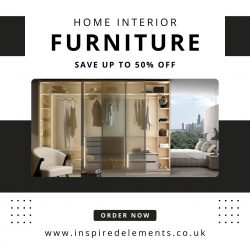 Glass Framed Sliding Door Wardrobe | Wardrobe Sale | Inspired Elements | London