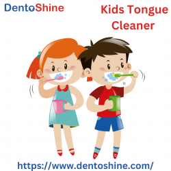 Kids Tongue Cleaner | Dento Shine