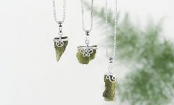 Buy Natural Green Moldavite Gemstone Jewelry at Rananjay Exports