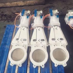 Pneumatic knife gate valve in Sharjah