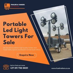 Portable Led Light Towers For Sale – Fuel Trailers