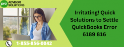 Ways To Fix QuickBooks Error 6189 816 Issue