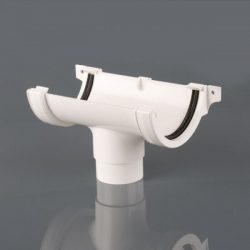 Round Guttering Running Outlet for 112MM Gutter