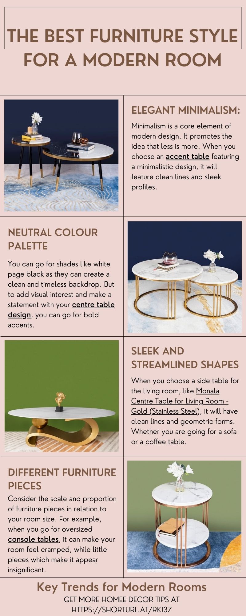 The Best Furniture Style for a Modern Room