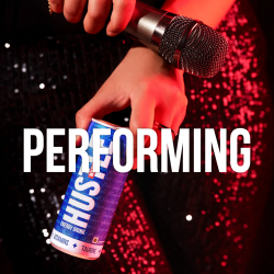 Trya non-alcoholic Energy drink for energy enhancement while performing with the Hustle Energy Drink