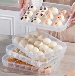 Dumpling box with lid