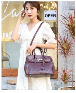 XSJ1863 Customizable Logo Women Leather Single Shoulder Bag