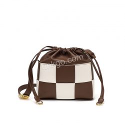 Female Cowhide Multicolor Tote Shoulder Messenger Bag