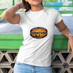 Survivor T-shirt Logo Picture T-shirt Cotton Shirt $19.95