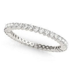 Round Cut Diamond Eternity Band for Women