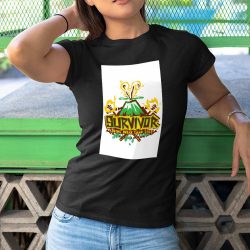 Survivor T-shirt Survivor Cliparts T-shirt Cotton Shirt $19.95