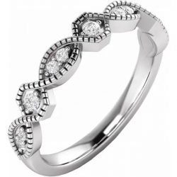 Sparkling Diamonds Anniversary Band for Women