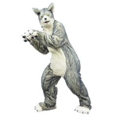 Furry Costume, Simulation animal gray Wolf cosplay costume $585.95