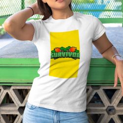 Survivor T-shirt Survivor Picture T-shirt Cotton Shirt $19.95