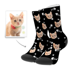 Personalisierte Katze Socken