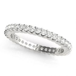 Classic Round Diamond Eternity Band for Women