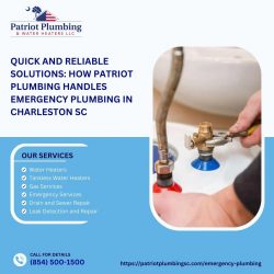 Quick and Reliable Solutions: How Patriot Plumbing Handles Emergency Plumbing in Charleston, SC