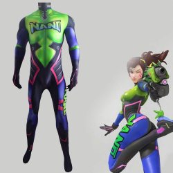 Dva Cosplay Suit, Nano Cola Skin D.Va Bodysuit $99.95