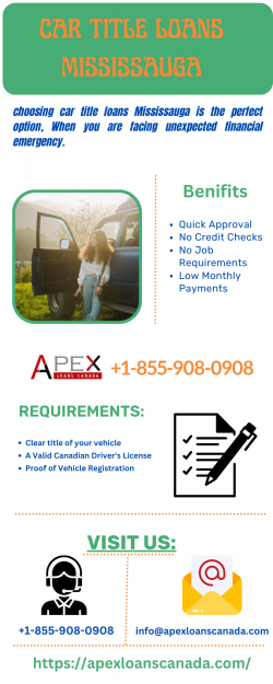 Get Quick and Easy Car Title Loans Mississauga at manageable payback deals.