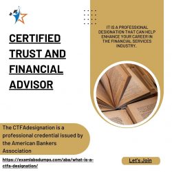 Certified Trust and Financial Advisor: Unraveling the Complexities of Finance