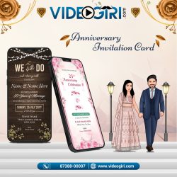 Cherish Love’s Milestones: Anniversary Invitation Cards