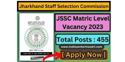 JSSC JMLCCE Metric Level Vacancy