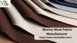 Merino Wool Fabric Manufacturer | National Woollen & Finishers