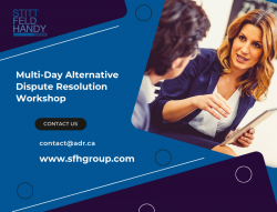 Multi-Day Alternative Dispute Resolution Workshop – Stitt Feld Handy Group