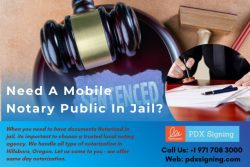 Need A Mobile Notary Public In Jail