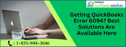 Simple Ways To Fix QuickBooks Error 6094