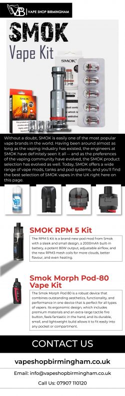 Experience Unmatched Vaping Pleasure with SMOK Vape Kit – Shop Now!