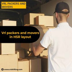 Get VRL packers and movers in HSR layout Bangalore