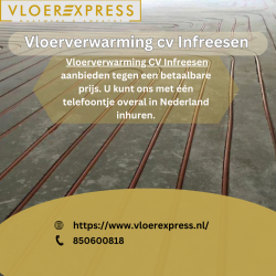 Vloerverwarming cv Infreesen