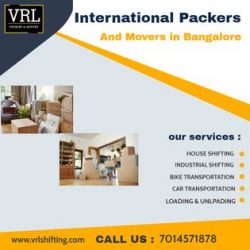 International packers and movers in Bangalore