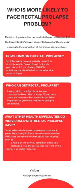 Who is More Likely to Face Rectal Prolapse Problem?