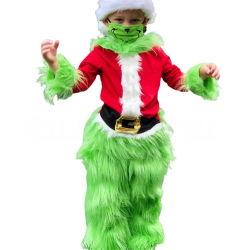 The Grinch Costume, Christmas Cos Costume The Grinch Party Clothes Without Mask $59.95