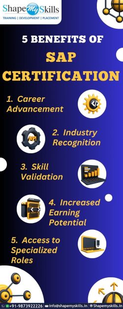 5 Benefits of SAP Certification